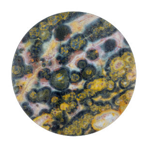 Tabla De Cortar Jasper Oceánico Manchado Colorido