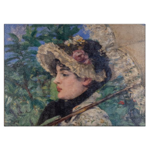 Tabla De Cortar Jeanne (Primavera)  Por Édouard Manet