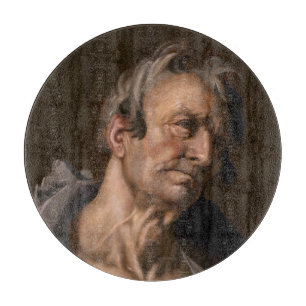 Tabla De Cortar Jefe de un anciano por Abraham Bloemaert