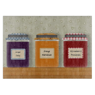 Tabla De Cortar Jelly Jars Glass Cutting Board