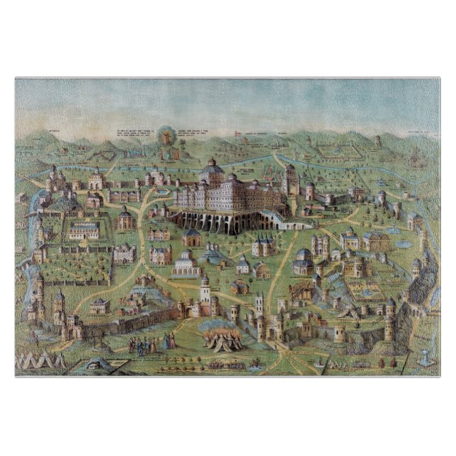 TABLA DE CORTAR JERUSALÉN ANTIGUA (Anverso)