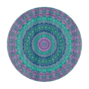 Tabla De Cortar Jewel Tone Mandala
