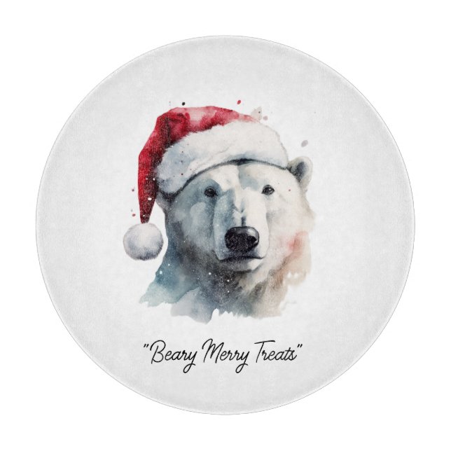 Tabla De Cortar Jingle Bear Joy, personalizado (Anverso)