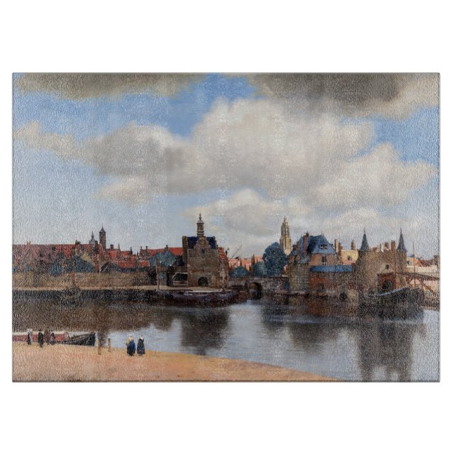 Tabla De Cortar Johannes Vermeer - Vista de Delft (Anverso)