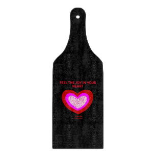 Tabla De Cortar Joyful Heart Glass Cutting Board