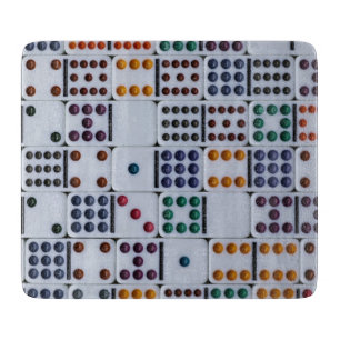 Tabla De Cortar Juego de números de Dominos