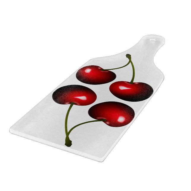 Tabla De Cortar Junta de corte de cerezas rojas (Borde)