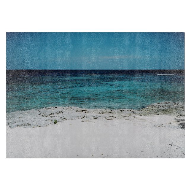 Tabla De Cortar Junta de corte de la mirada tropical (Anverso)