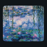 Tabla De Cortar Junta de corte de lirios de agua de Monet<br><div class="desc">Por favor visite mi tienda para un diseño más interesante y más elección de color. => zazzle.com/iwheels*</div>