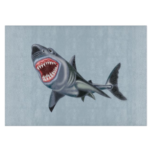 Tabla De Cortar Junta de corte de tiburones (Anverso)