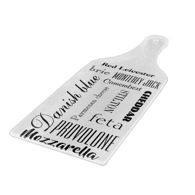 Tabla De Cortar Junta de queso de vidrio (Borde)