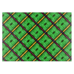 Tabla De Cortar Junta de recorte verde del patrón de ecorema afric