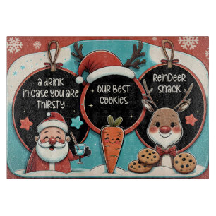 Tabla De Cortar Junta de Santa Treat para la leche y las galletas