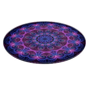 Tabla De Cortar Kaleidoscope Apofisis Mandala Corazones