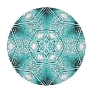 Tabla De Cortar Kaleidoscopio Ártico