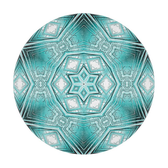 Tabla De Cortar Kaleidoscopio Ártico (Anverso)