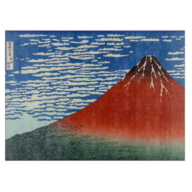 Tabla De Cortar Katsushika Hokusai - Buen Viento, Buenos Días (Anverso)