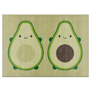 Tabla De Cortar Kawaii Aguacate