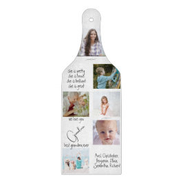 Tabla De Cortar Keepsake moderno te queremos Collage de fotos de a