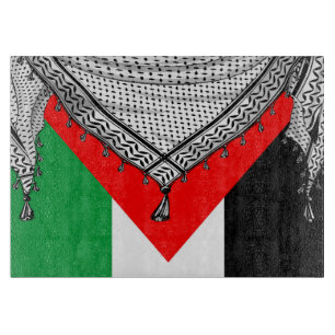 Tabla De Cortar Keffiyeh palestino Scarf tejido tradicional