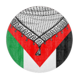 Tabla De Cortar Keffiyeh palestino Scarf tejido tradicional