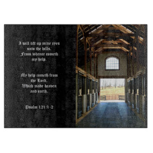 Tabla De Cortar Kentucky View from the Barn, Psalm 121:1-2