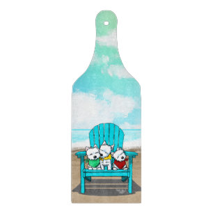 Tabla De Cortar KiniArt Beach Westies