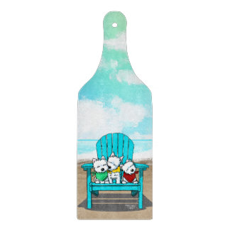 Tabla De Cortar KiniArt Beach Westies