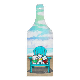 Tabla De Cortar KiniArt Beach Westies