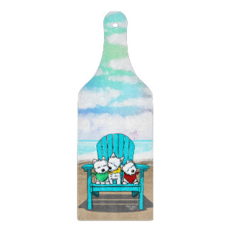 Tabla De Cortar KiniArt Beach Westies