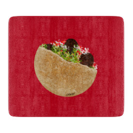 Tabla De Cortar KiniArt Falafel Sandwich