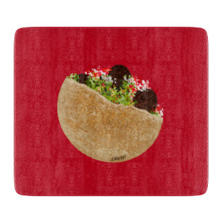 Tabla De Cortar KiniArt Falafel Sandwich