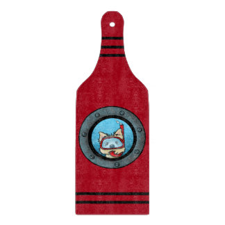 Tabla De Cortar KiniArt Snorkeling Cairn Terrier Cutting Board
