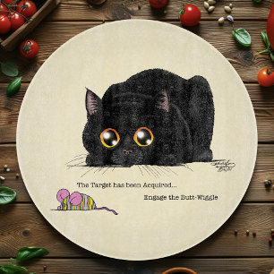 Tabla De Cortar Kitty Butt-Wiggle