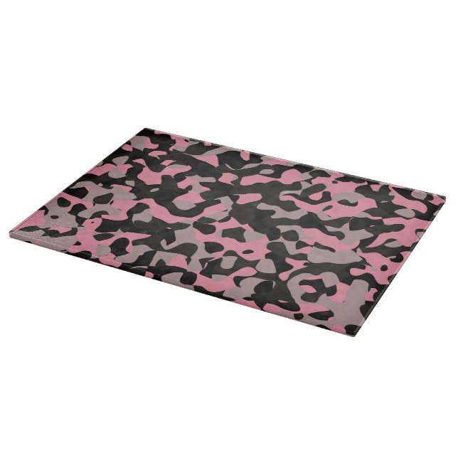 Tabla De Cortar Kitty Camo (Borde)