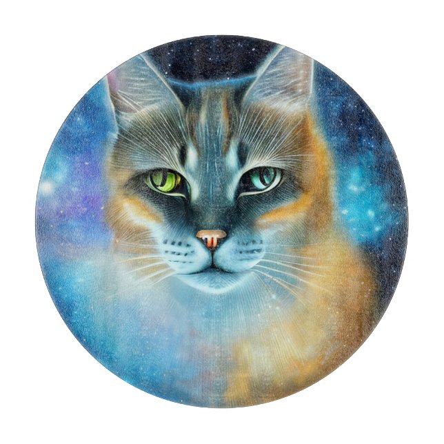Tabla De Cortar Kitty cósmico (Anverso)