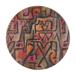 Tabla De Cortar Klee Resumen de arte moderno expresionista foresta