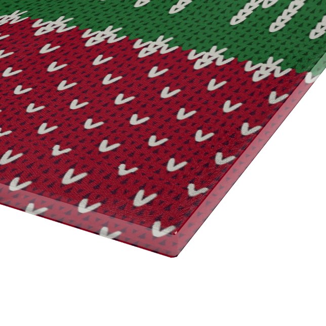 Tabla De Cortar Knit de vacaciones No. 01 (Borde)