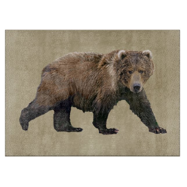 Tabla De Cortar Kodiak Bear (Anverso)