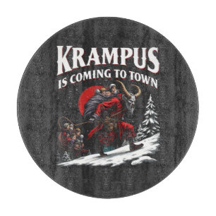 Tabla De Cortar Krampus llega a la ciudad de los Navidades Krampus