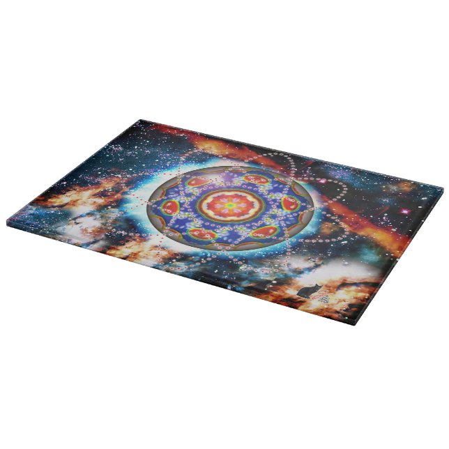 Tabla De Cortar Kyron Orbz Kaleid (Borde)
