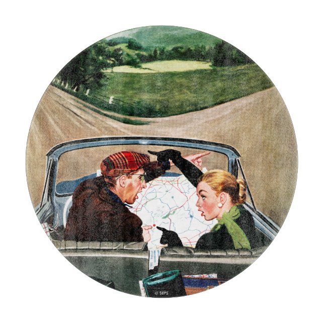 Tabla De Cortar La bifurcación en la carretera (Anverso)