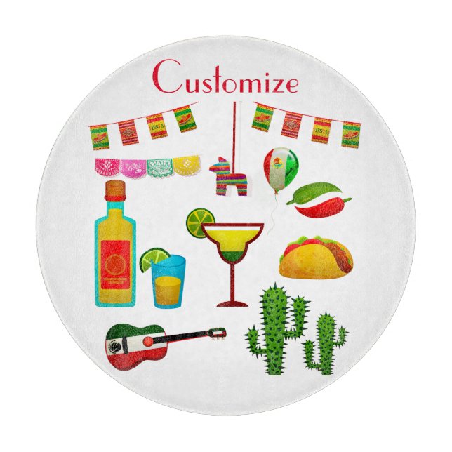 Tabla De Cortar La celebración de Cinco de Mayo Thunder_Cove (Anverso)