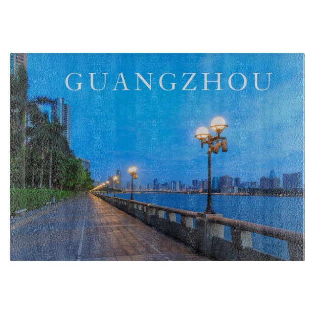 Tabla De Cortar La ciudad de Guangzhou (Anverso)