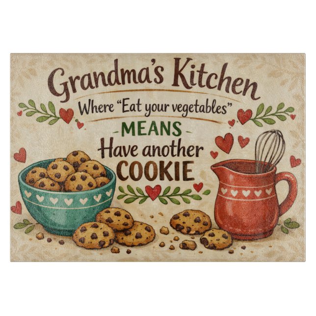 Tabla De Cortar La cocina de la abuela (Anverso)