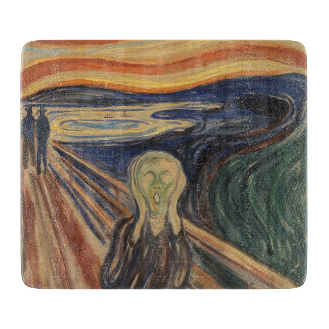 Tabla De Cortar La crema de Edvard Munch (Anverso)