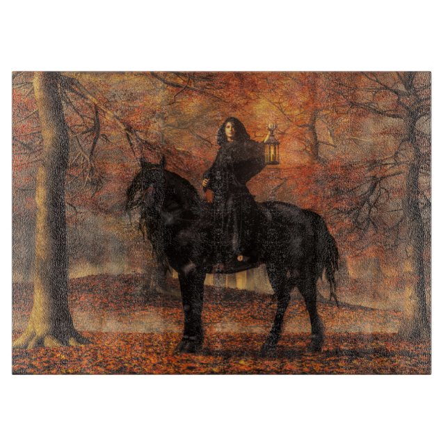 Tabla De Cortar La Dama de Halloween (Anverso)