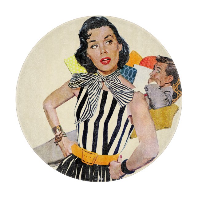 Tabla De Cortar La Dama Fue Insultada (Anverso)