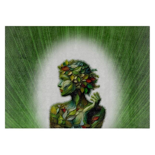 Tabla De Cortar La Dama Verde (Anverso)