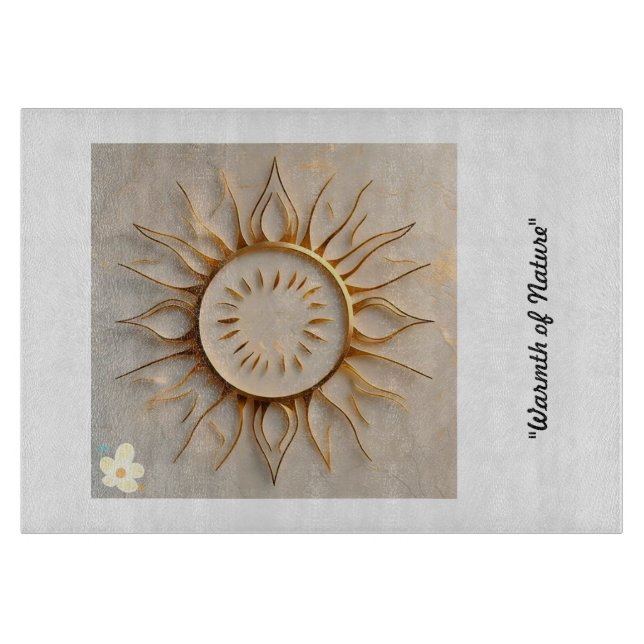 Tabla De Cortar "La esencia de la naturaleza" (Anverso)